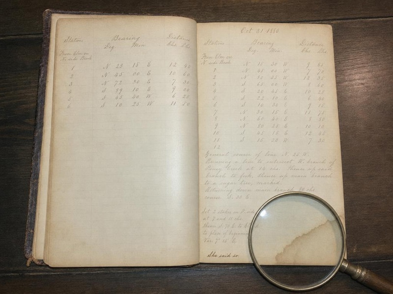 Foote field journal October 31 1880 page with two words She said so written in darker ink in bottom margin