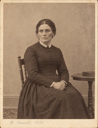 Daguerreotype of Bridget Connell, circa 1871